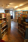 Rear view of the bookshop